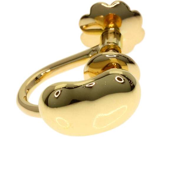 TIFFANY 18k Gold Bean Earrings - Picture 6 of 6